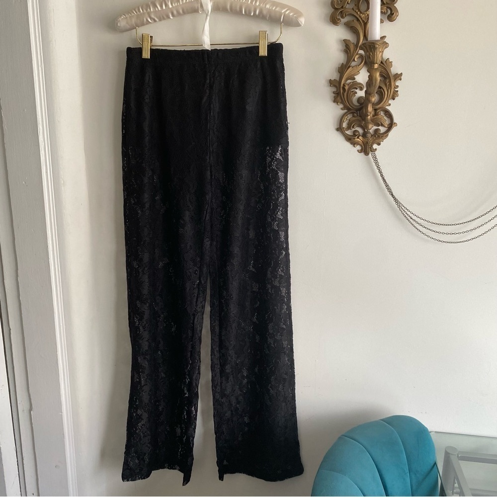 BLACK LACE PANTS - Picture 5 of 8